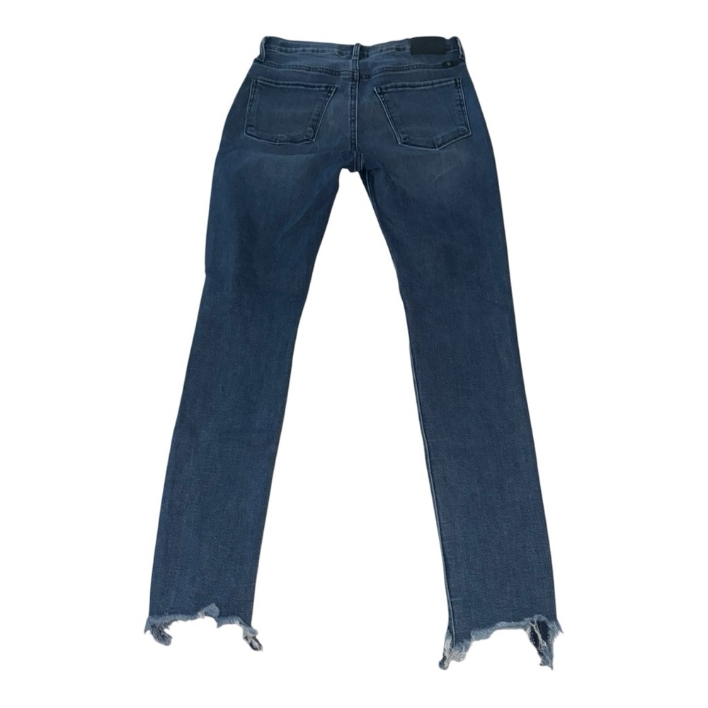 Lucky Jeans Brooke Legging Jean Unfinished Hem Stretch Denim Size 2 / 26 Ankle - Picture 6 of 9